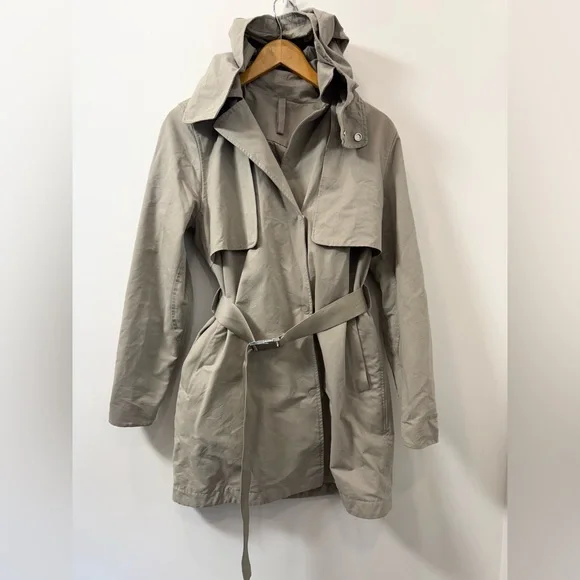 Lululemon Always There Short Trench Coat Raw Linen - Picture 5 of 14